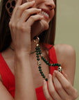 Leah Phone Charm – Emerald, MyAleph