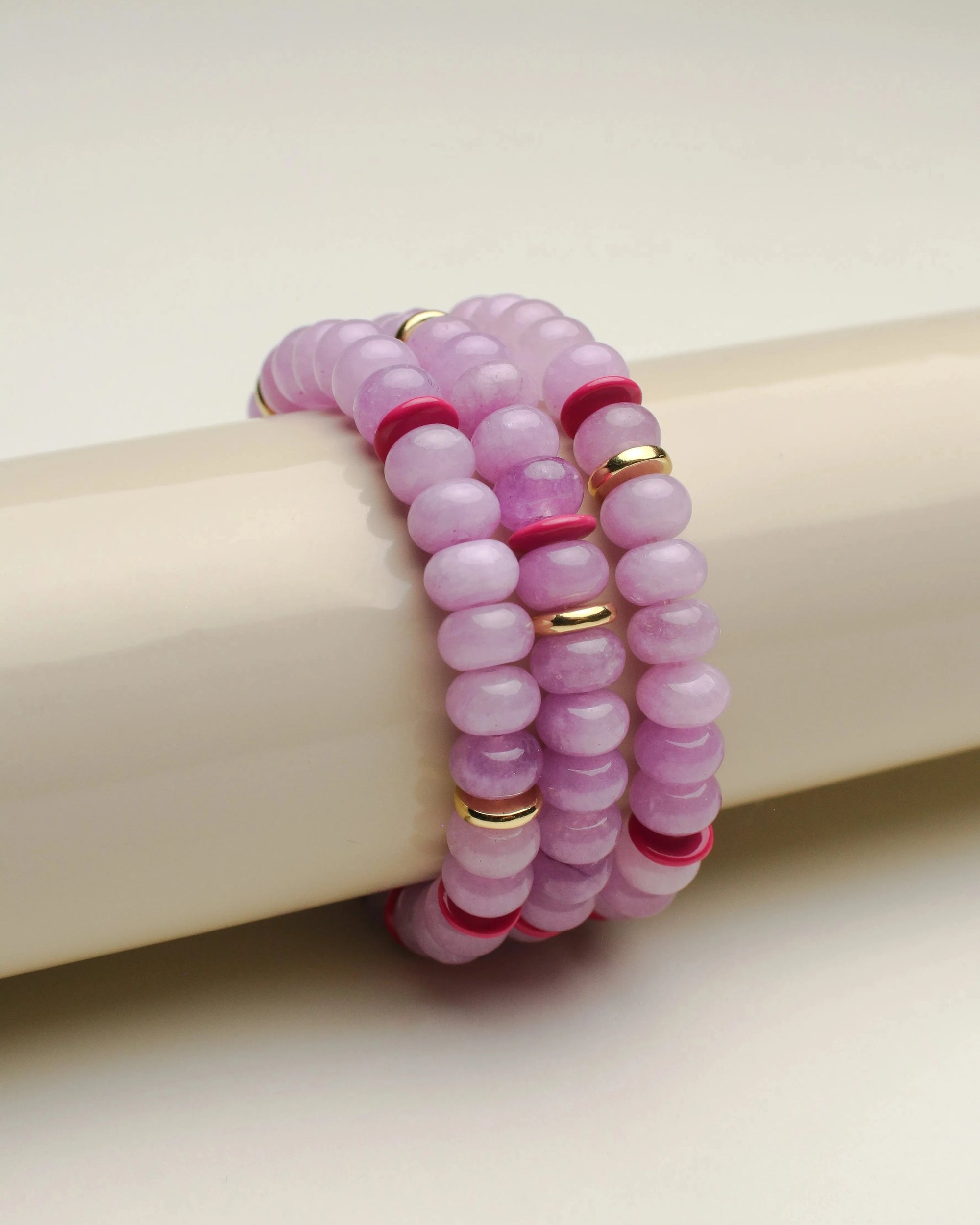 Ethan bracelet set lavender quartz