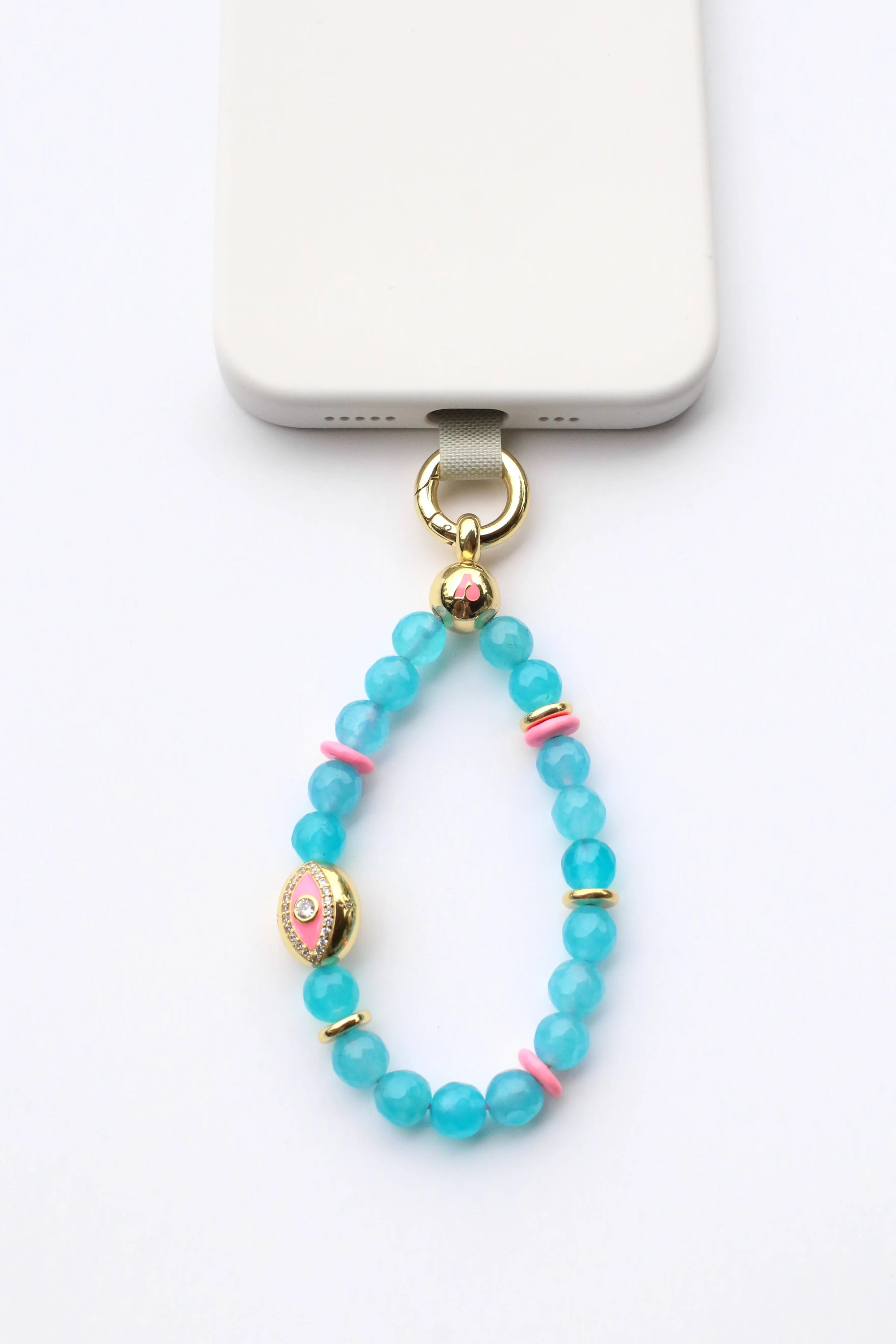 Leah Mini Wristlet - Turquoise