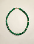 Fanny Necklace - Emerald & Diamond