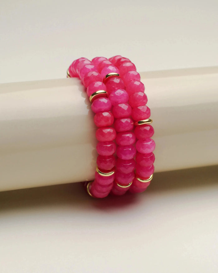 Zoe Bracelets - Pink