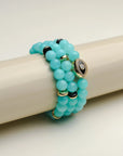 Leah Bracelets - Aqua