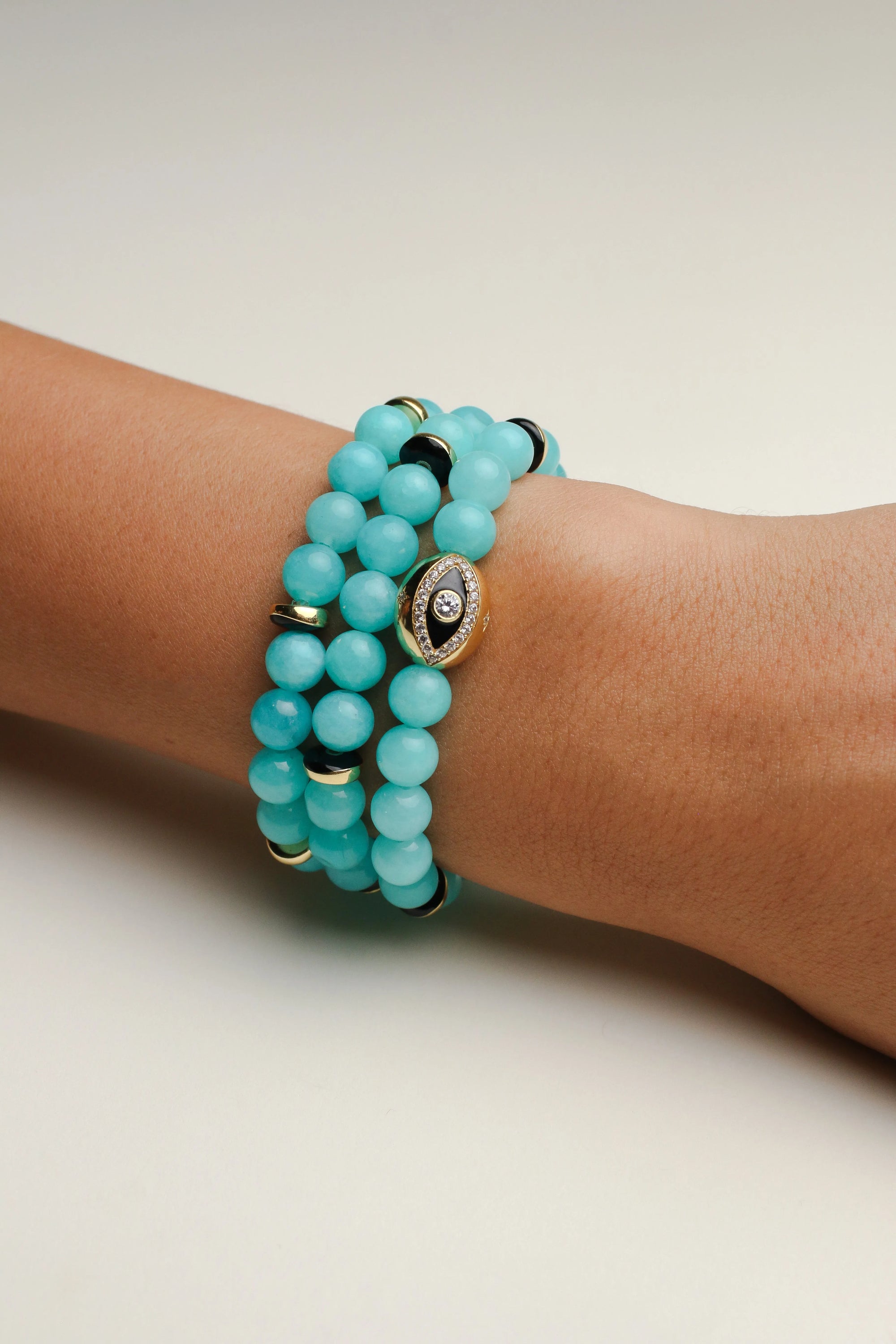 Leah Bracelets - Aqua