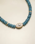 Stella Necklace Apatite quartz